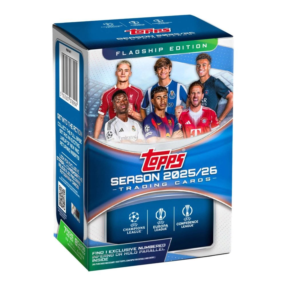 Topps UEFA Club Competitions Flagship 2025/26 Value Box SZANSA NA AUTOGRAF