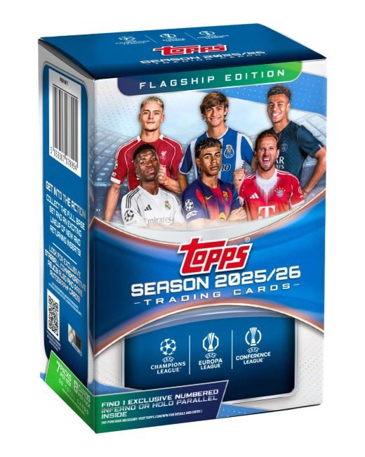 Topps UEFA Club Competitions Flagship 2025/26 Value Box SZANSA NA AUTOGRAF