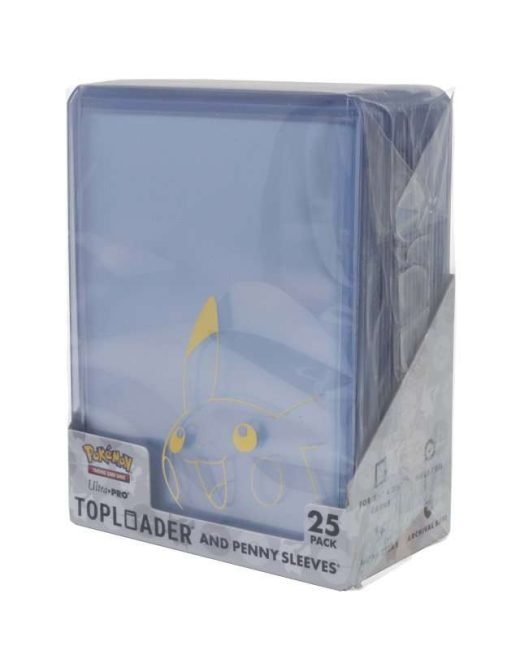 Ultra Pro: Pokémon - Toploader and Penny Sleeves - Pikachu 25 szt