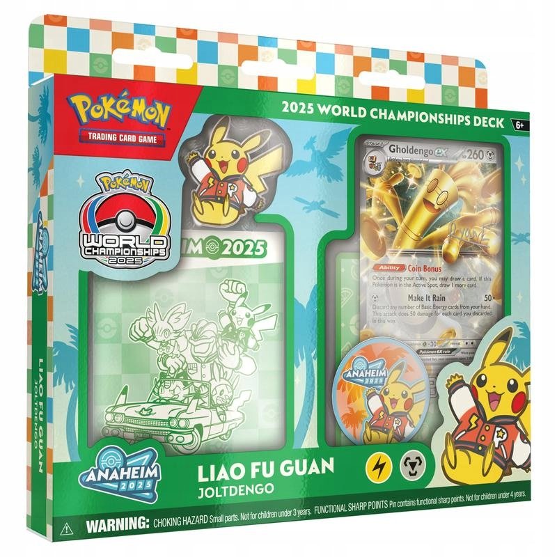Talia do gry Pokemon TCG: WCD Anaheim 2025 - Joltdengo Deck (Liao Fu Guan)