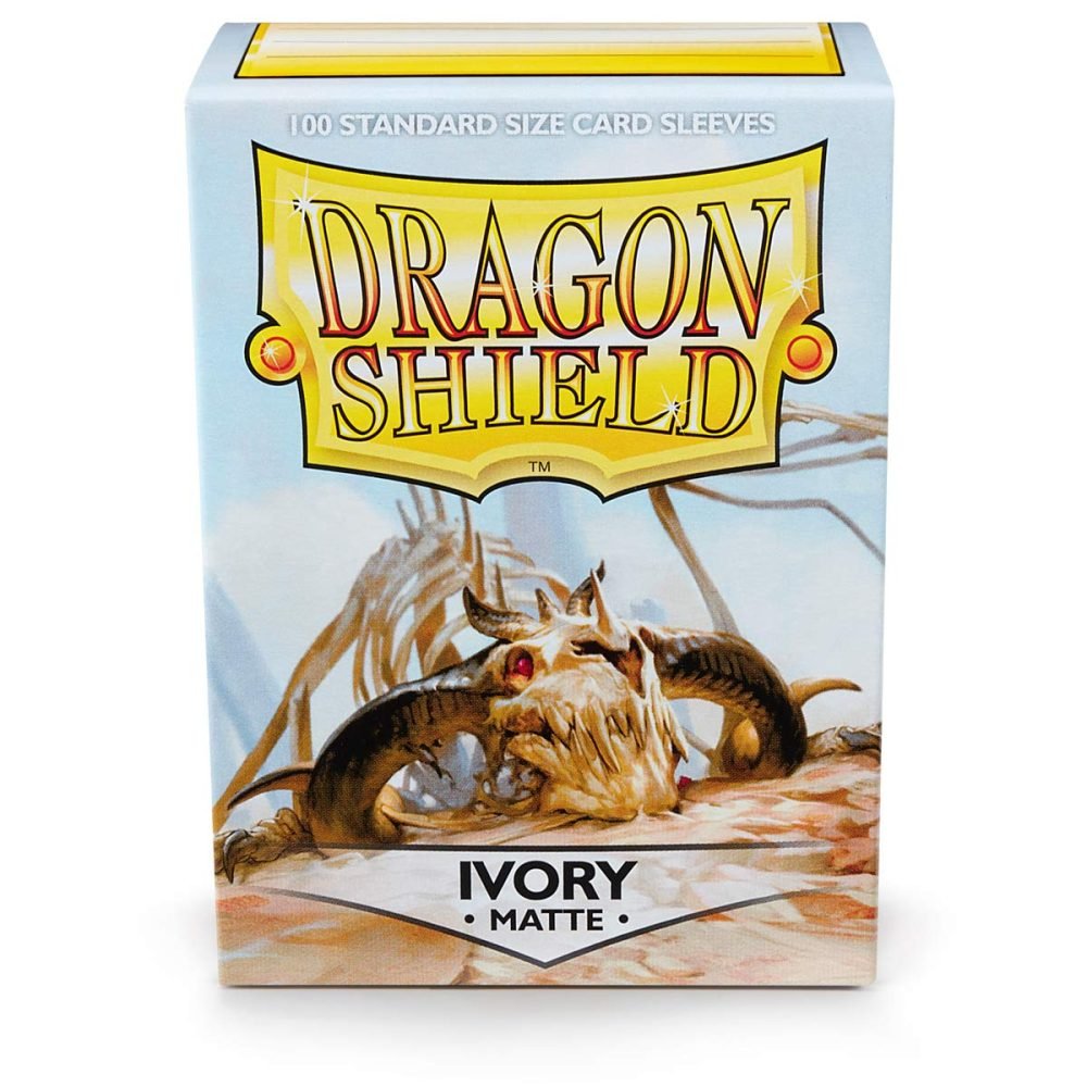 Protektory Dragon Shield Matte Ivory 100 szt. Shield Sleeves 66x91 mm