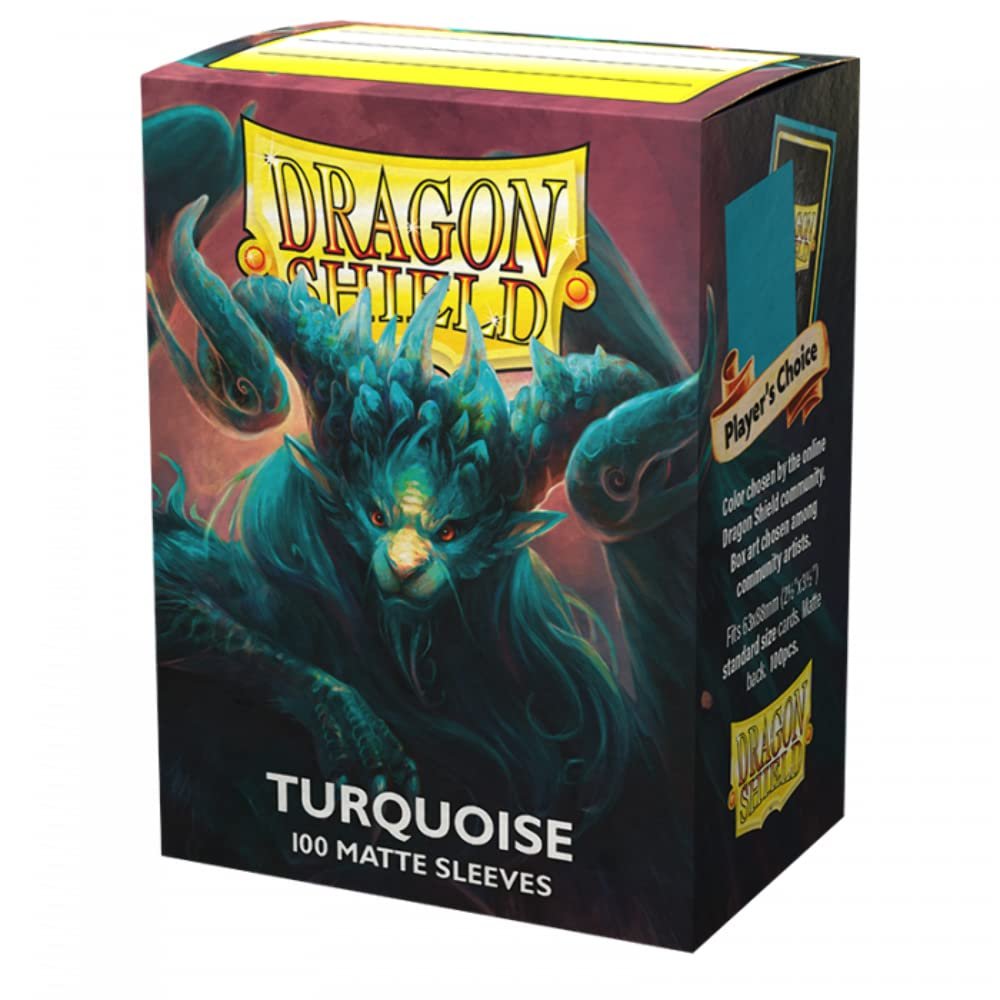Dragon Shield Matte Sleeves - Turquoise 100 sztuk