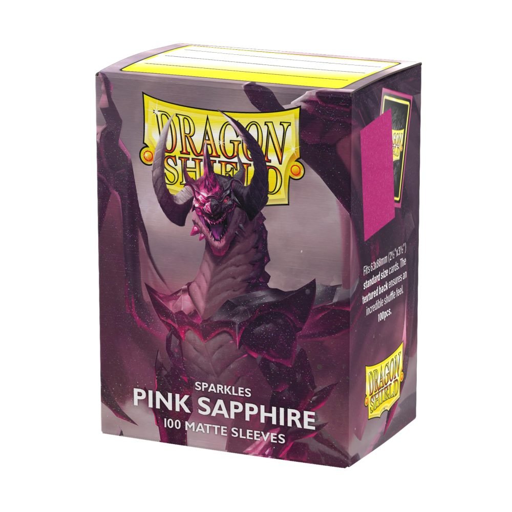 Dragon Shield Sleeves - Matte Standard size - Pink Sapphire (100 Sleeves)