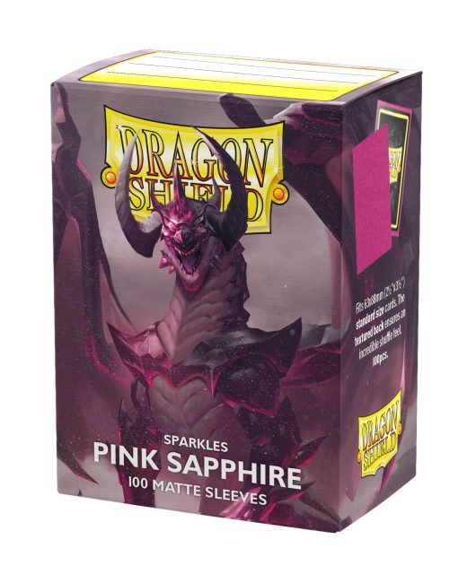 Dragon Shield Sleeves - Matte Standard size - Pink Sapphire (100 Sleeves)