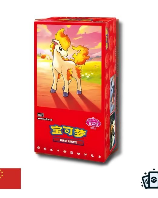 Zestaw chińskich kart Pokemon TCG Gem Pack Volume 4 Booster Box (18 Paczek)