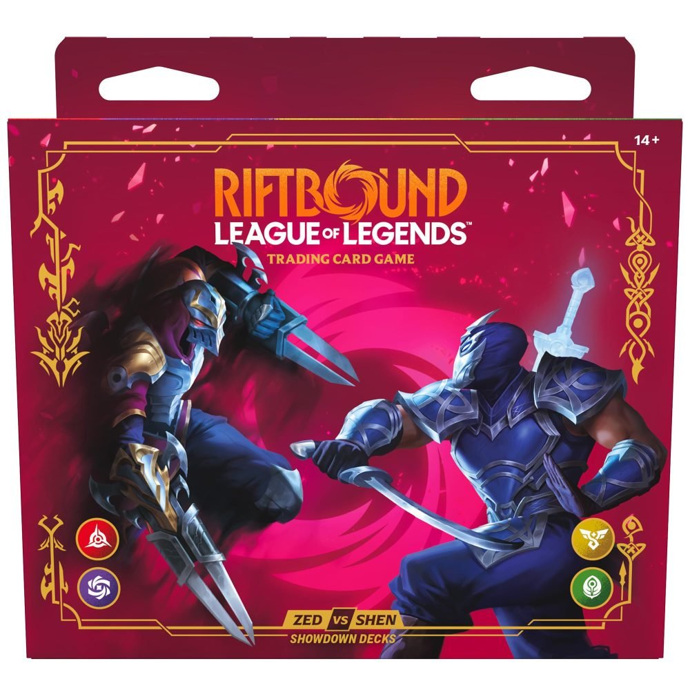 Riftbound League of Legends TCG Vendetta Zed vs Shen Champion Deck