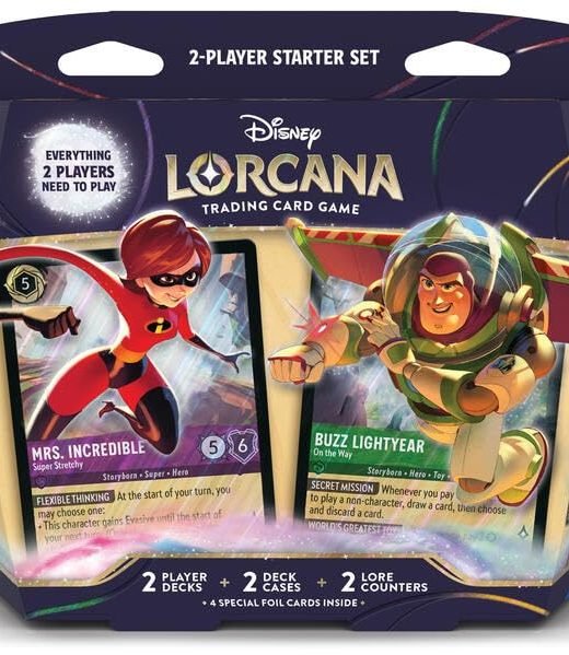 DISNEY LORCANA TCG 2-PLAYER STARTER SET ENGLISH EDITION