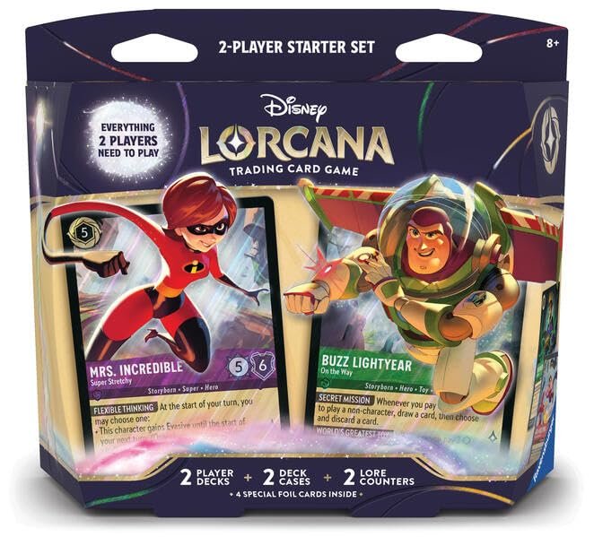 DISNEY LORCANA TCG 2-PLAYER STARTER SET ENGLISH EDITION