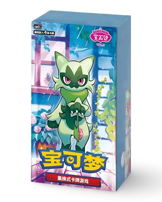 Zestaw chińskich kart Pokemon TCG: Gem Pack Vol. 5 Booster Box (18 Paczek)