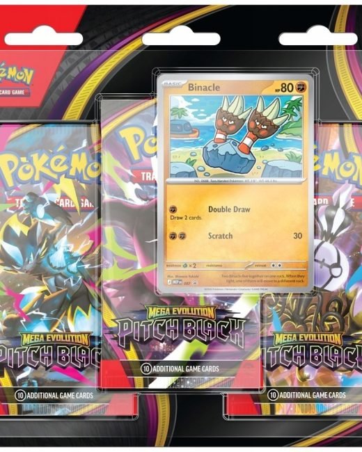 Pokemon TCG: Mega Evolution Pitch Black 3-Pack Blister Bundle