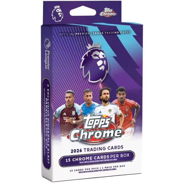 Topps 2026 TCG Chrome Premier League Soccer Value Box