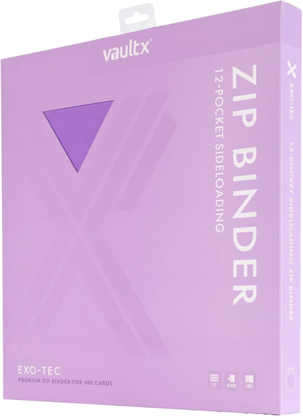 Binder Vault X Premium eXo-Tec Zip na 480 kart Liliowy
