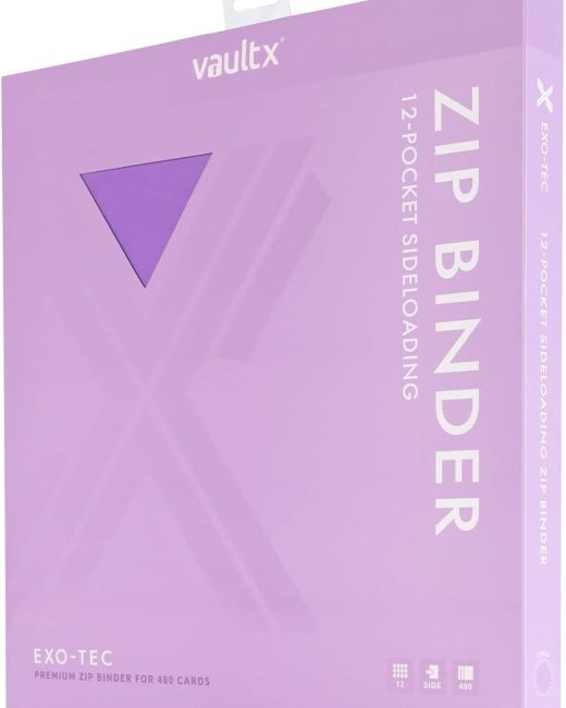 Binder Vault X Premium eXo-Tec Zip na 480 kart Liliowy