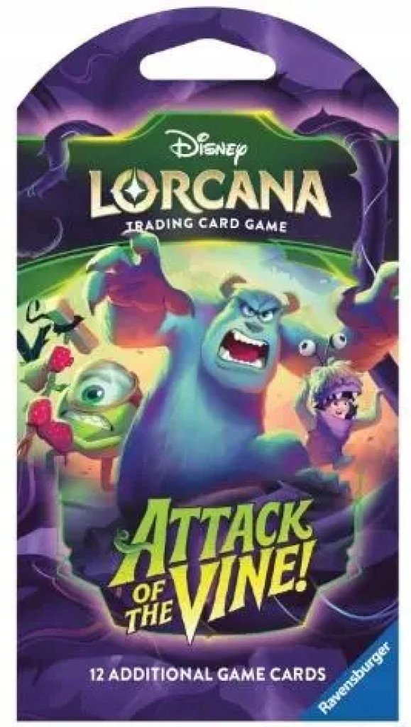 Disney Lorcana - Attack on the Fine - Sleeved Booster Pack