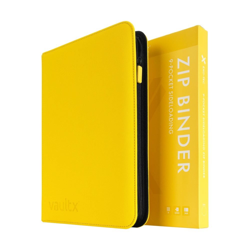 Binder Vault X Premium eXo-Tec Zip na 360 kart zółty