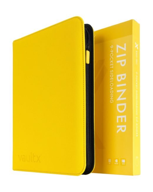 Binder Vault X Premium eXo-Tec Zip na 360 kart zółty