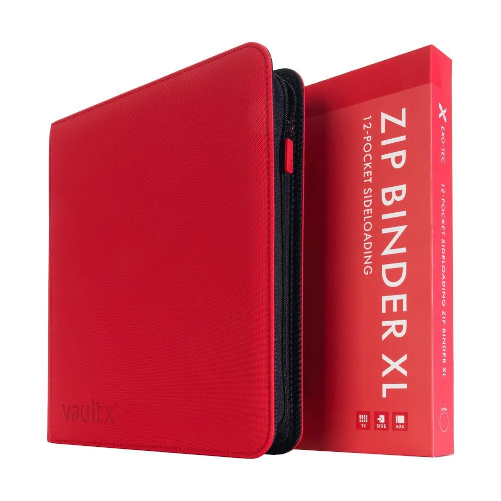 Binder Vault X Premium eXo-Tec Zip na 624 kart czerwony